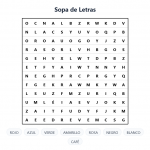 Sopa de letras – Word search
